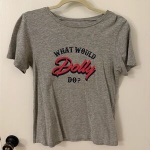 Gray Graphic Women's Top